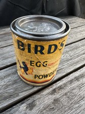 Rare 1920's BIRD'S EGG Substitute Powder tin - empty display