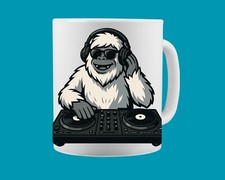 Coffee Mug DJ Yeti Cup Coffee Mug Gift Ceramic