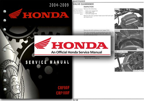Honda crf80f crf100f - crf100f, workshop