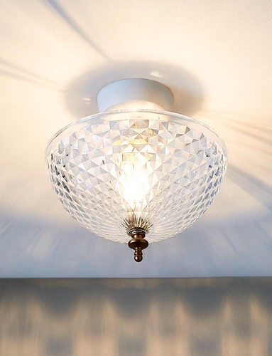 Crystal clip lightshade - clip-on,