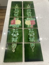 Set 10 Antique Fireplace Fire