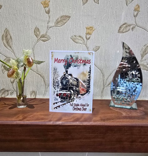 Personalised railway christmas - railway,