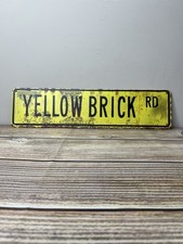 Yellow Brick Rd Metal Wall