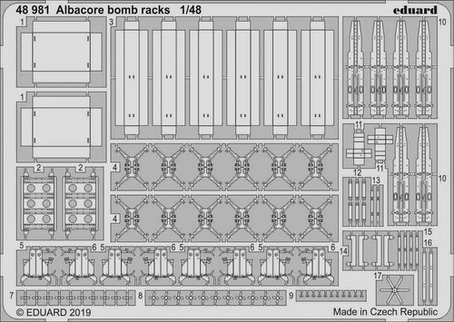 Eduard 48981 etched aircraft - eduard,