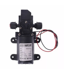 72W 12V Water Pump High Pressure Diaphragm Self Priming 130PSI 6L/Min RV Caravan