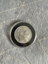 1872 Queen Victoria Gothic Florin Sterling Silver Coin MDCCCLXXII