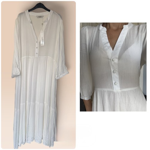 Marina kaneva white maxi - white, dress