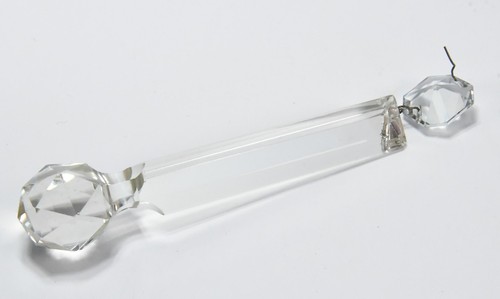 Large faceted prism double - prism,