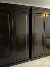 Pair of Lombok Teak Keraton Wardrobes – Handcrafted from Reclaimed Teak