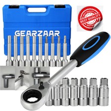 Shock Absorber Tool Kit 18pc Suspension Strut Nut Removal Top Mount Tool Service
