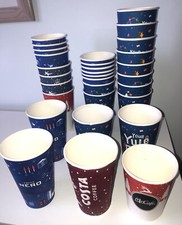 30 x Christmas Cups For Arts & Crafts/Garden Caffe Nero, Greggs 