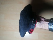 Vintage Hispano Basque Prima Women's Beret Pure Wool Size 55