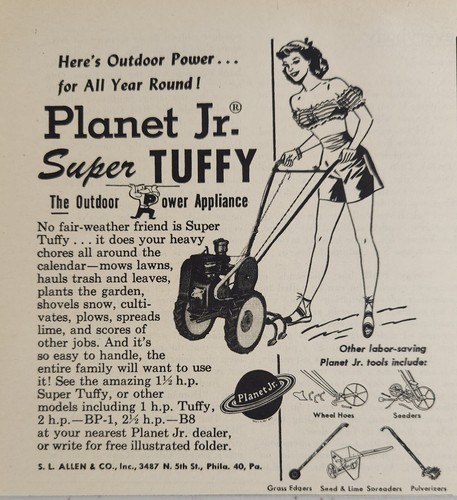 1954 print planet - jr, super