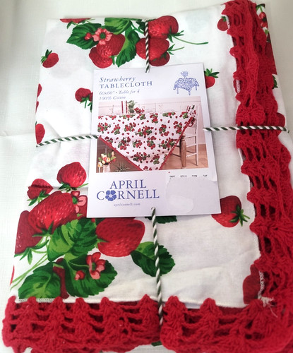 Nwt april cornell strawberry - nwt,