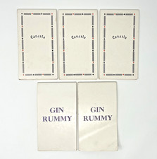 Vintage 1960's - 3 x Canasta