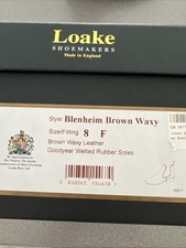 Loake Blenheim Brown Waxy