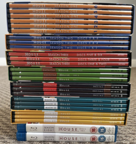 House seasons dvd box - seasons, 1-8