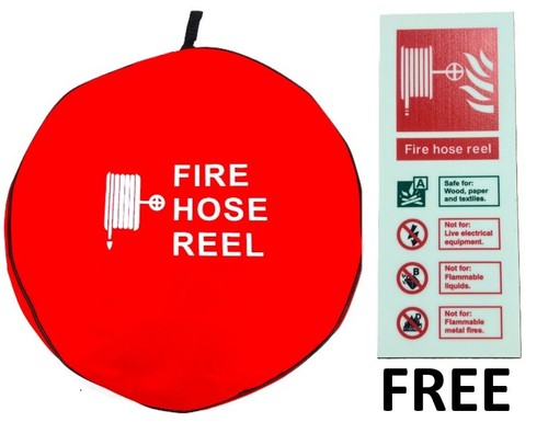 Fire hose reel cover pvc - reel, red