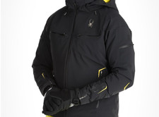 Spyder Monterosa black and yellow  Ski Jacket