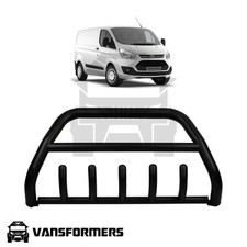 Ford Transit Custom 2012-2018 A-Bar Matte Black (Van Spoiler City Bull Bar) 