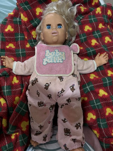 Vintage 1986 baby talk doll - vintage,