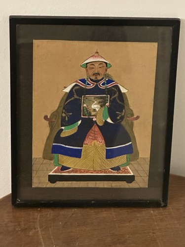 Vintage chinese gouache - chinese,