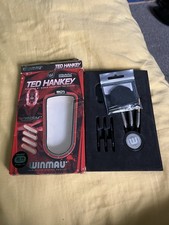 Ted Hankey Winmau 24g Onyx Coating Darts Set, 90% Tungsten Steel Tip