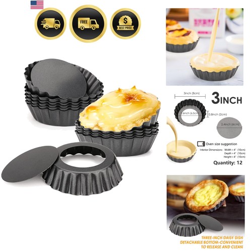 Mini tart pans - tart, 12pcs