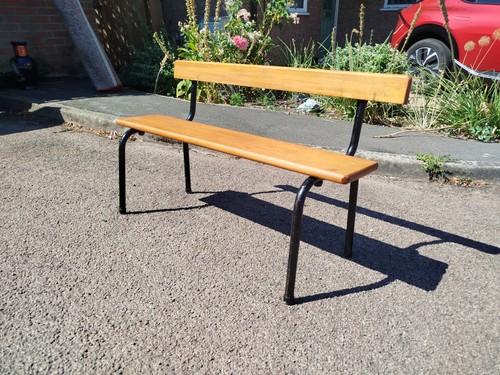 Vintage wooden and metal - and,