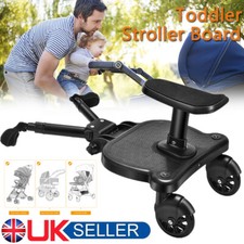 Universal Kids Buggy Stroller Seat Step Board Stand Wheeled Pushchair Connector