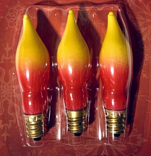 Flame bulbs orange for - 3,