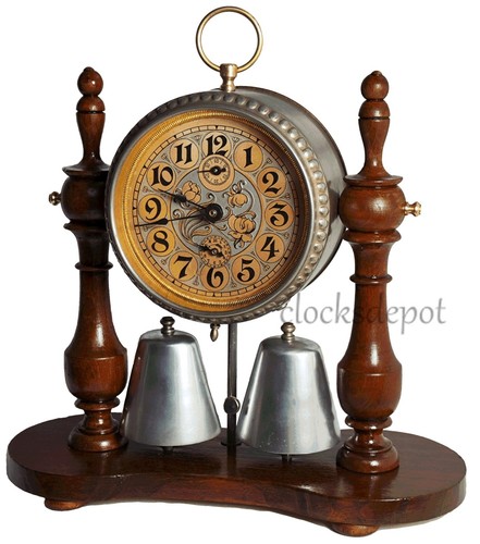 1903 antique german alarm - alarm, desk