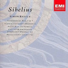 Sibelius, Jean : Sibelius: Symphony nos. 5 ,7, & Night Ri CD Fast and FREE P & P
