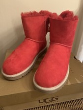 Red Short UGG Selene Boots
