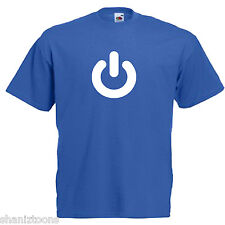 Power On Computer Geek Children's Kids Childs T Shirt