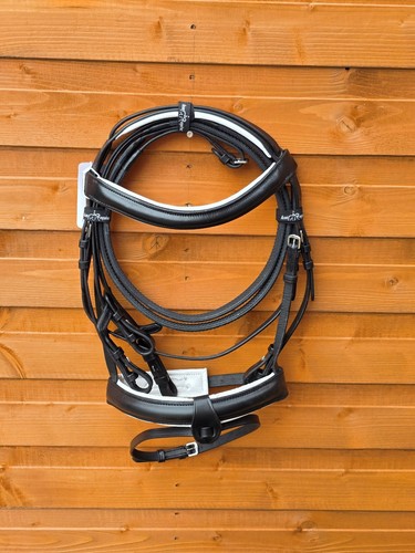 Leather bonfire bridle - leather,