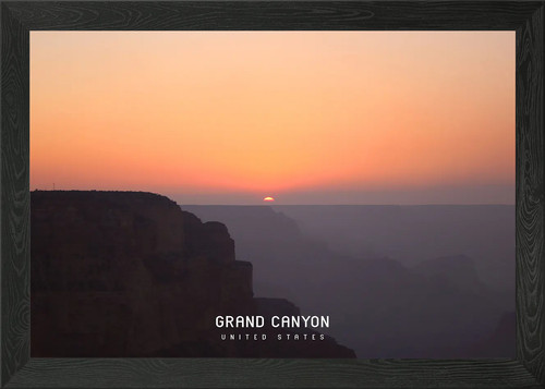 Grand canyon framed wall - grand,