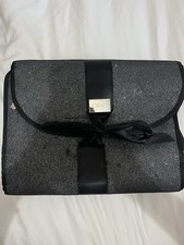 GHD Limited Edition Heat Mat and Carry Case Silver Black glitter