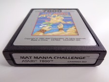 Mat Mania Challenge  Atari 7800 Video Game Cartridge ( Tested and Working ) PAL