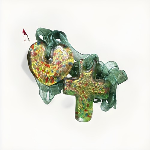 Multicolor glass religious - glass,