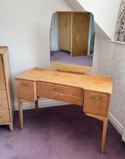Lebus Link Dressing table with mirror H77 x W108 x D43 cm 1960s