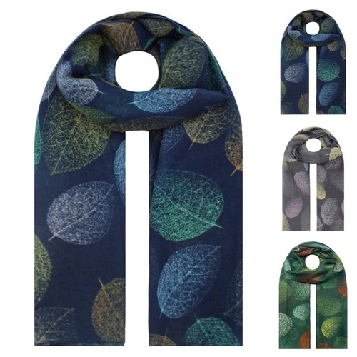 Womens autumn leaves wave - womens,