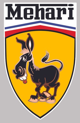 Mehari sticker citroen - mehari, 2cv