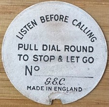Genuine Siemens telephone dial
