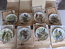 2 WWF Collectors Plates By Ursula Band Songbirds Of Europe 1986 