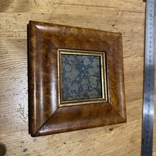 Small Old Wooden Maple Picture Frame. with slip and marple paper 