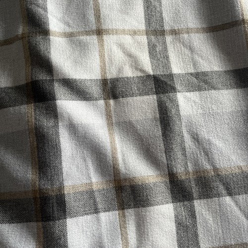 Next grey checked - next, curtains