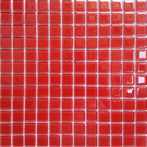 Mosaic tiles red - tiles, glass