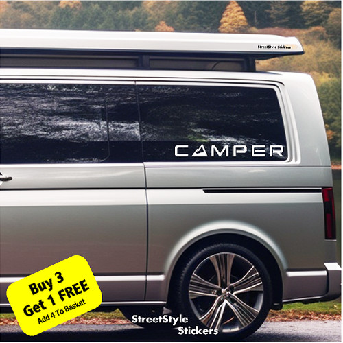 Motorhome camper van stickers - camper,