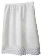 Ladies poly cotton white - poly,